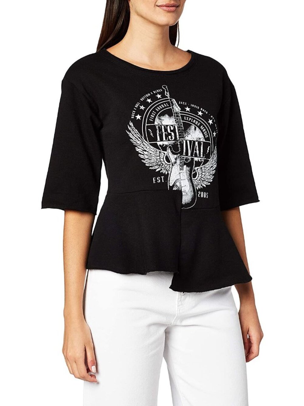 William Rast Womens Harmony Graphic Top